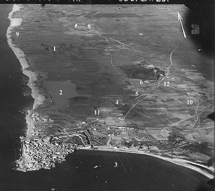 תצלום אויר של עכו וסביבותיה, 1918