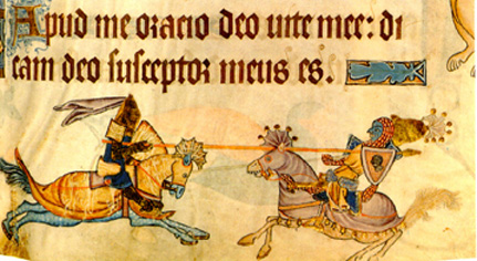 צלאח א-דין מימין כנגד ריצ'ארד לב ארי הצלבני