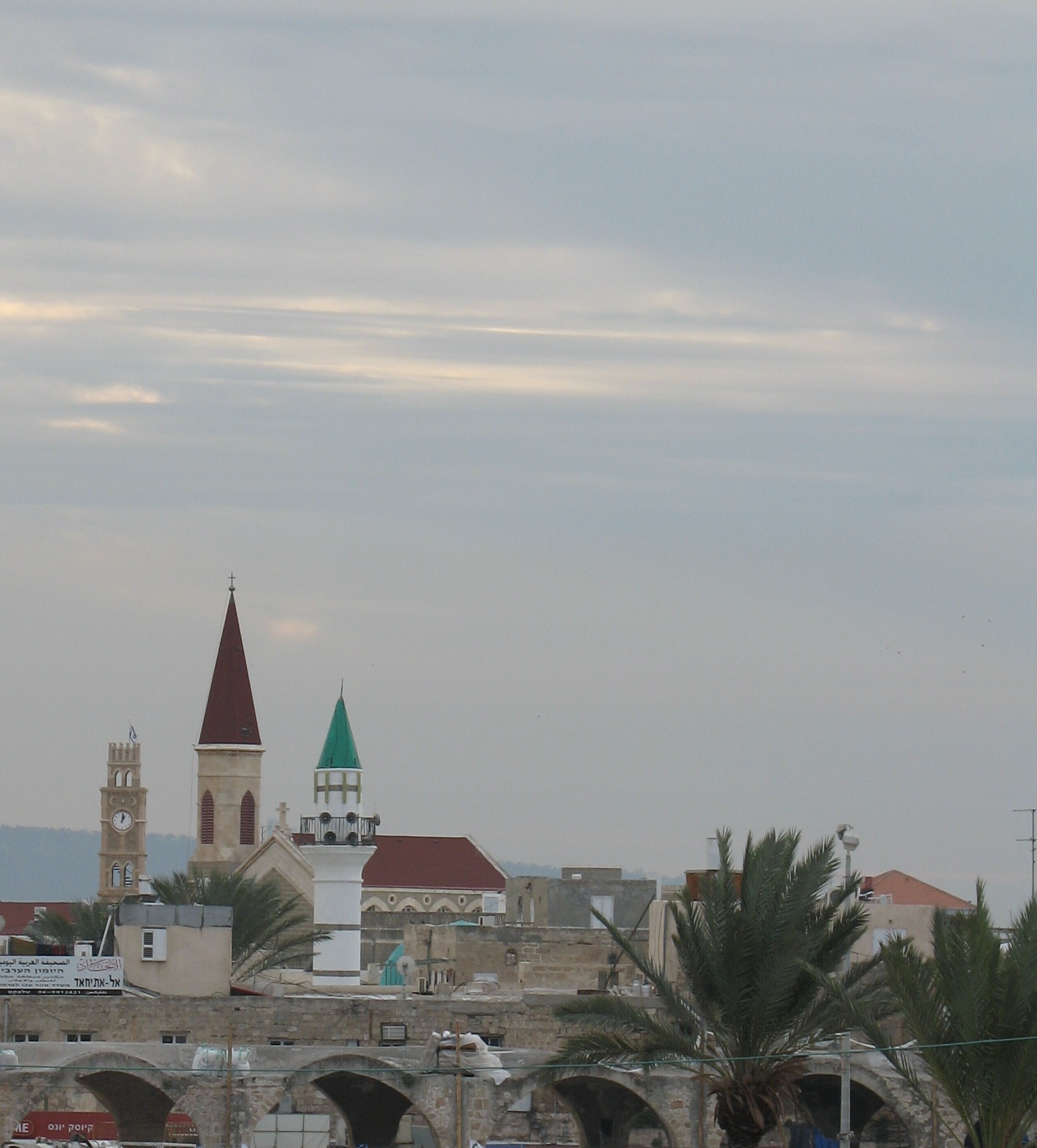 צריחים בעכו העתיקה